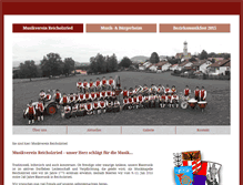 Tablet Screenshot of musikverein-reicholzried.de